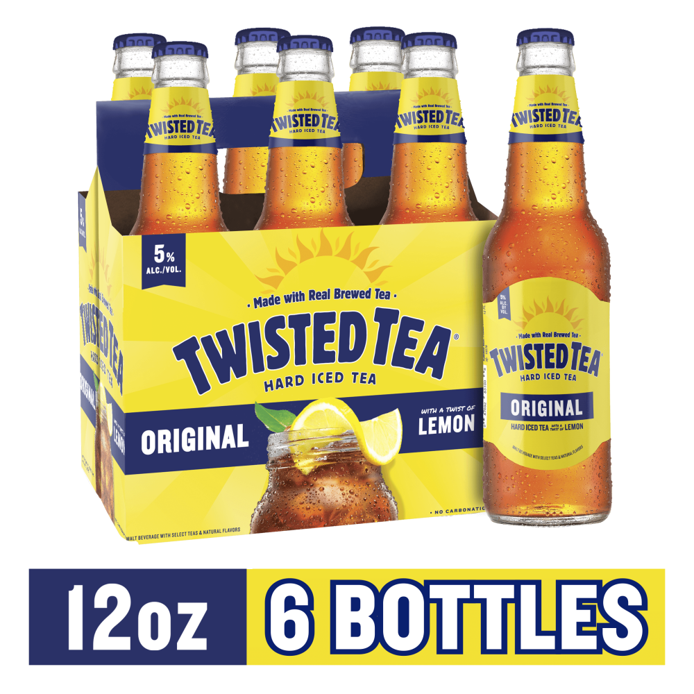 Twisted Tea Original Hard Iced Tea Malt Beverage, 6 pack ...